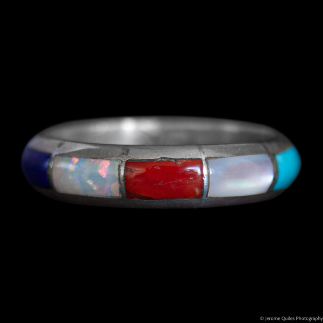 Bague Anneau Colorée Tribu Zuni – Image 3