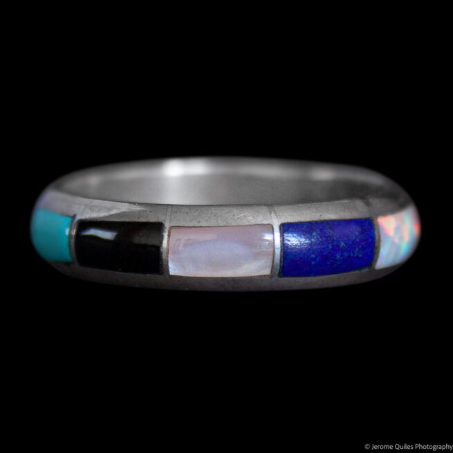 Bague Anneau Colorée Tribu Zuni – Image 2