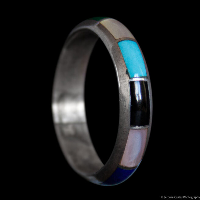 Bague Anneau Colorée Tribu Zuni – Image 4
