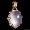 Pendentif Quartz Rose Or 18 Carats – Image 2