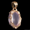 Pendentif Quartz Rose Or 18 Carats – Image 5