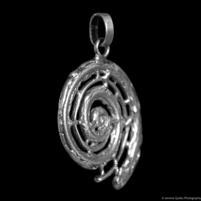 Silver Ammonite Pendant - Image 2