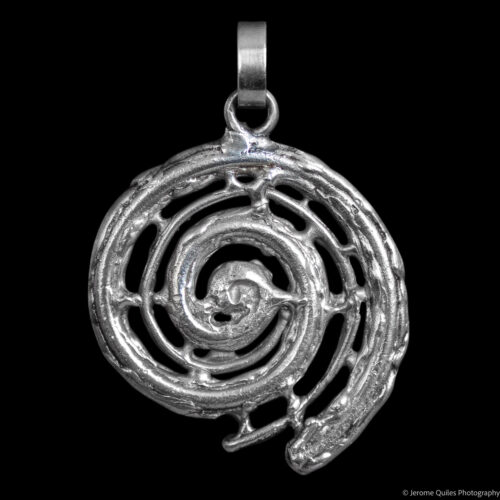 Silver Ammonite Pendant