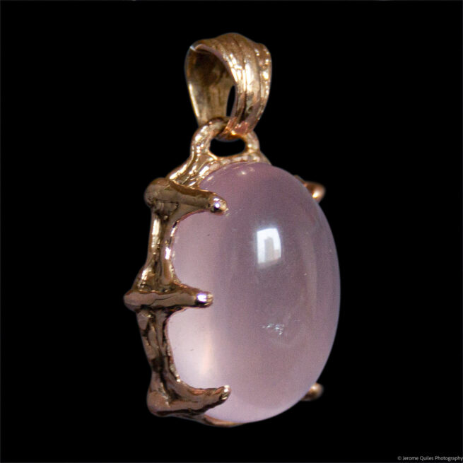 18K Gold Heart Chakra Pendant - Image 2