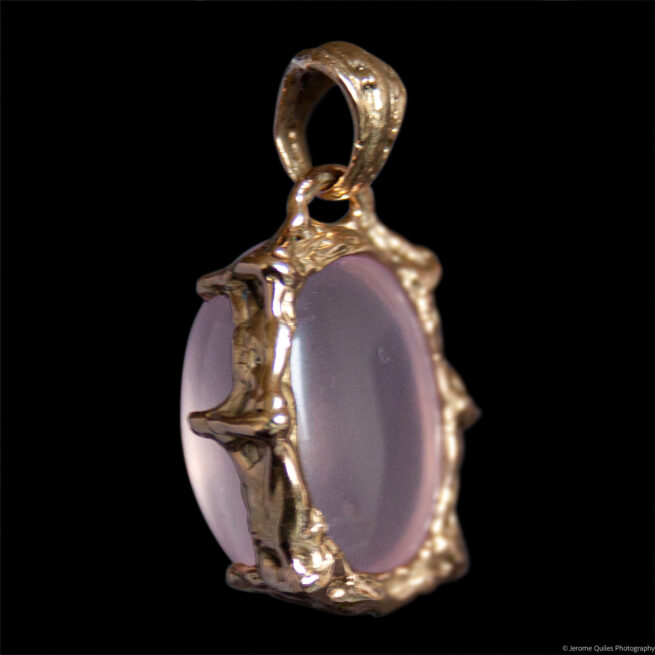 18K Gold Heart Chakra Pendant - Image 5