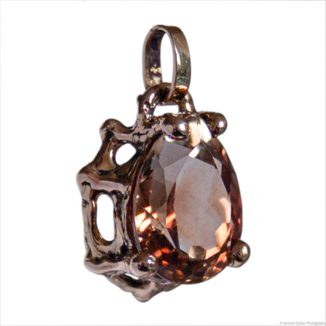 Pendentif Or 9 Carats Topaze – Image 3