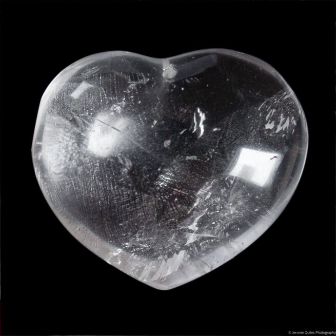 Clear Quartz Heart - Image 3