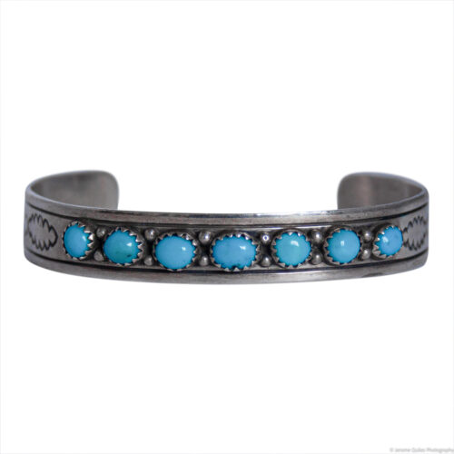 Seven-Stone Turquoise Bracelet