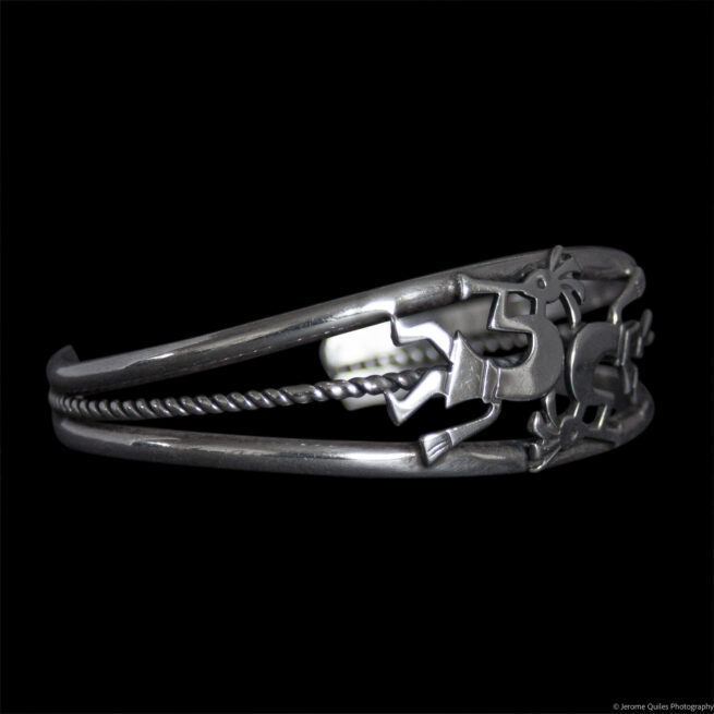 Silver Kokopelli Bracelet - Image 2