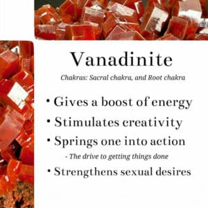 Les Bienfaits de la Vanadinite
