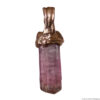 9K Gold Pink Tourmaline Pendant