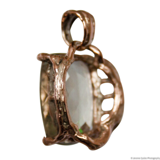 Pendentif Prasiolite Or 9 Carats – Image 4
