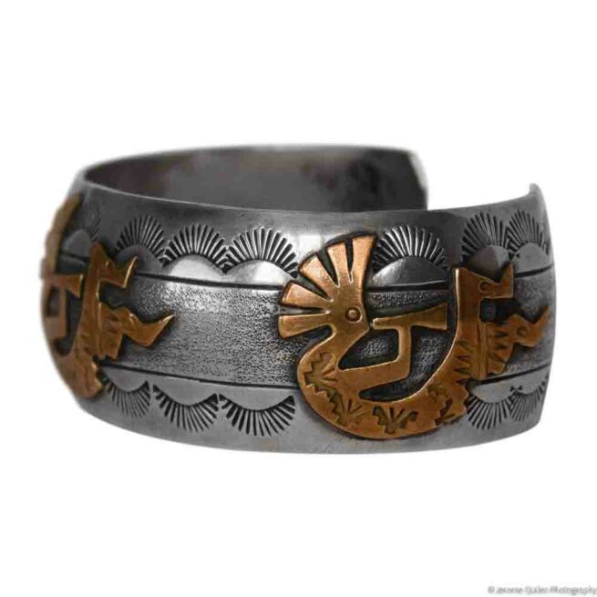 1960s Gold Fill Kokopelli Bracelet - Image 3