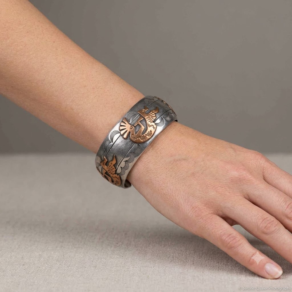 1960s Gold Fill Kokopelli Bracelet