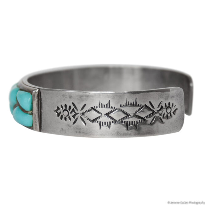 Fish Scale Turquoise Bracelet - Image 3