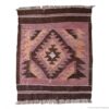 Pink Orange Brown Vintage Navajo Weaving - Image 2