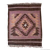 Pink Orange Brown Vintage Navajo Weaving