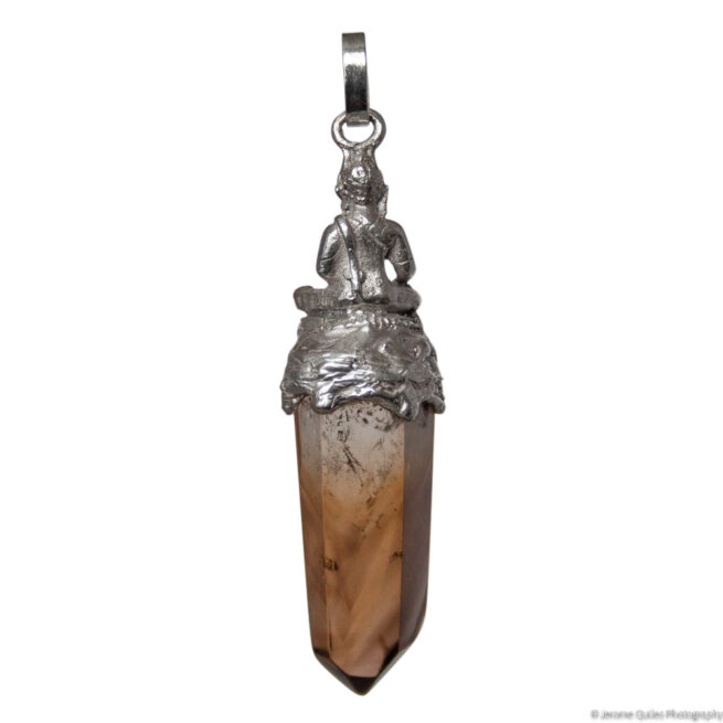 Pendentif Citrine Bouddha Argent – Image 4