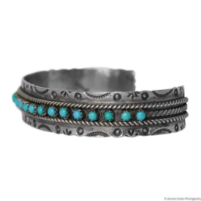 Snake Eyes Turquoise Bracelet - Image 3