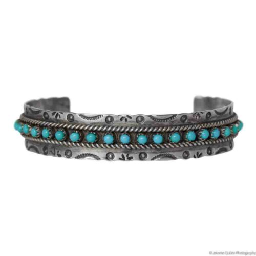 Snake Eyes Turquoise Bracelet