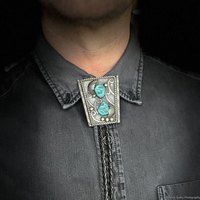 Vintage Turquoise Bolo-Tie