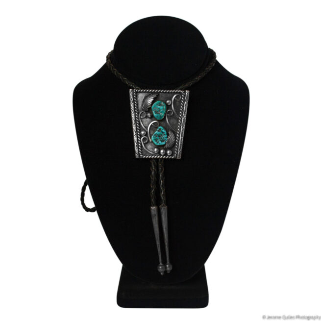 Vintage Turquoise Bolo-Tie - Image 2