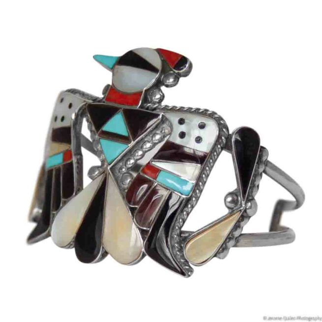 Bracelet Oiseau-Tonnerre Motif Zuni – Image 3