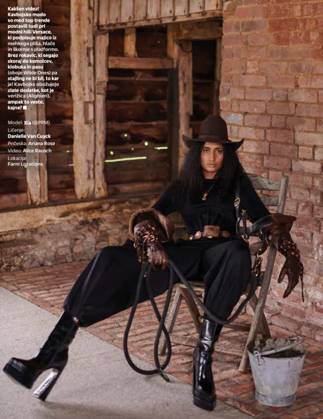 Chapeau de Cowboy Velours Brun