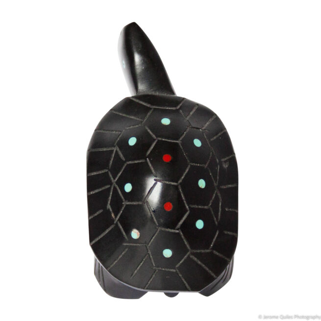 Black Turtle Zuni Carving - Image 7