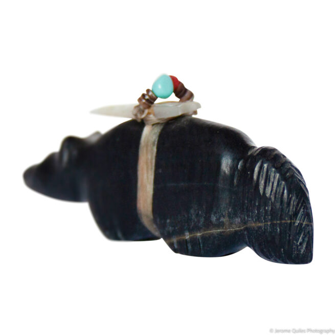 Sculpture Zuni Loup Noir – Image 6