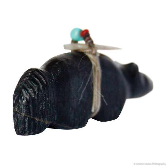 Sculpture Zuni Loup Noir – Image 5