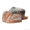 Sculpture Grenouille Brune Noire – Image 4