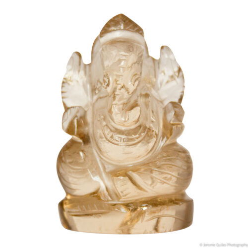 Citrine Ganesh Carving