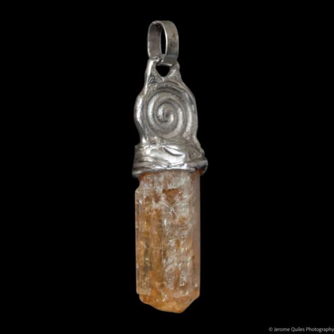 Golden Topaz Sterling Silver Necklace - Image 3
