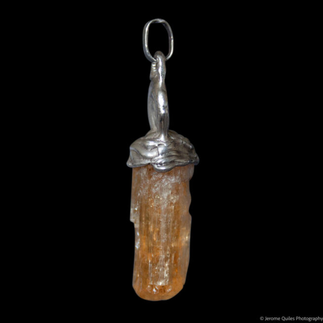 Golden Topaz Sterling Silver Necklace - Image 5