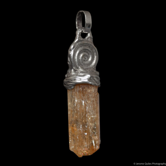 Golden Topaz Sterling Silver Necklace - Image 4