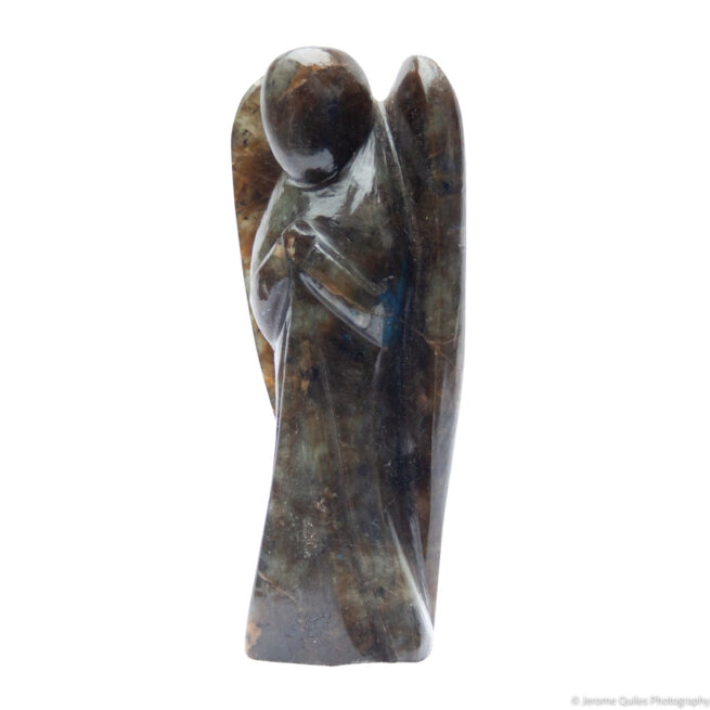 Sculpture Ange Large Labradorite – Image 6