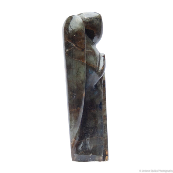 Sculpture Ange Large Labradorite – Image 5