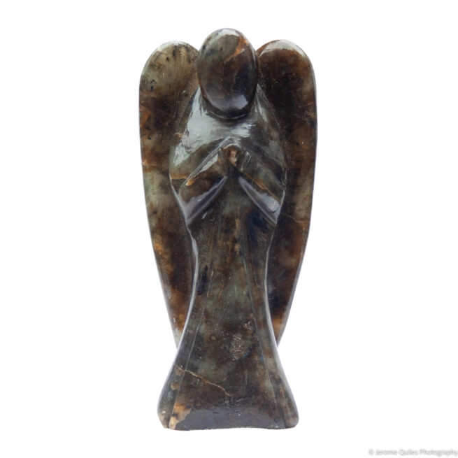 Large Labradorite Angel Carving