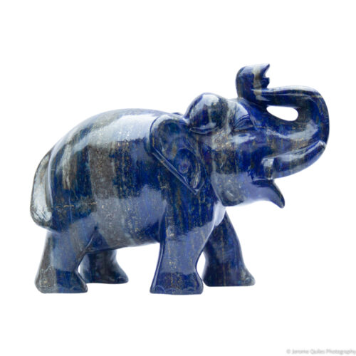 Large Lapis Lazuli Elephant Carving