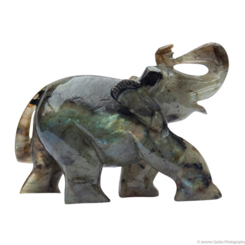 Small Labradorite Elephant Carving