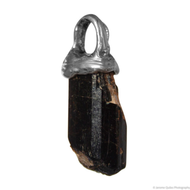 Pendentif Argent Sterling Tourmaline Noire – Image 3
