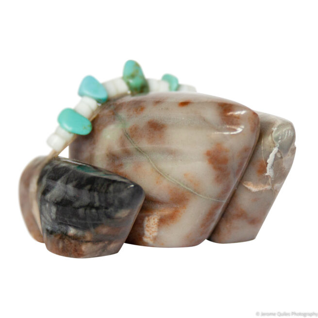 Triple Eagle Zuni Carving - Image 4