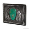 Boucle de Ceinture Vintage Turquoise Verte – Image 3