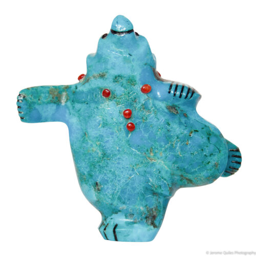 Zuni Turquoise Bear Carving