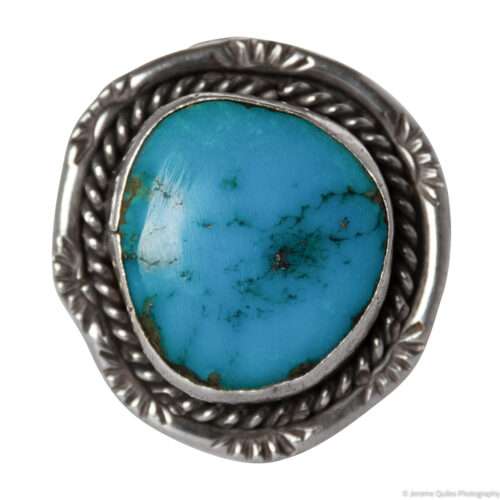 1930's Vintage Navajo Turquoise Ring