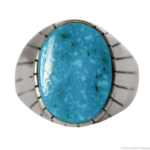 Native American Turquoise Signet Ring