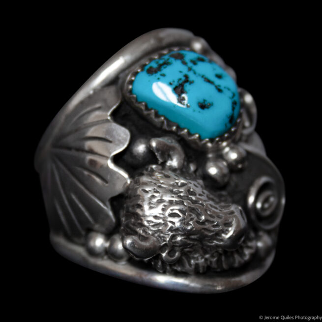 Navajo Buffalo Ring - Image 2