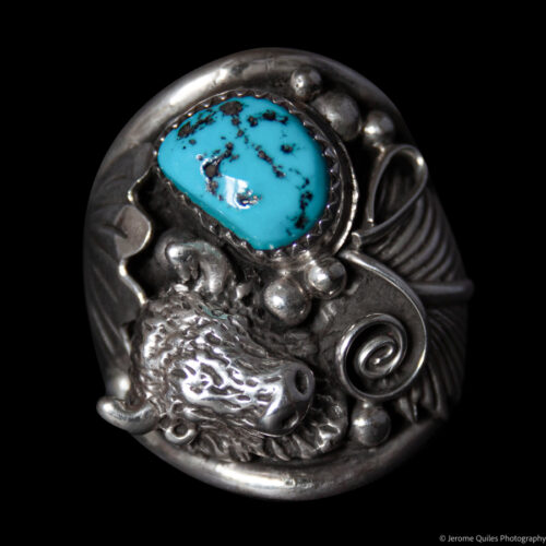 Navajo Buffalo Ring