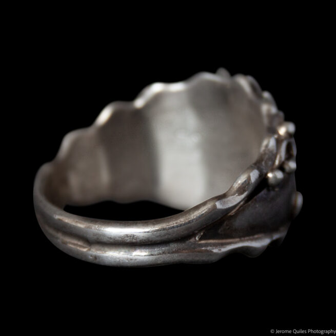 Navajo Silver Eagle Ring - Image 4